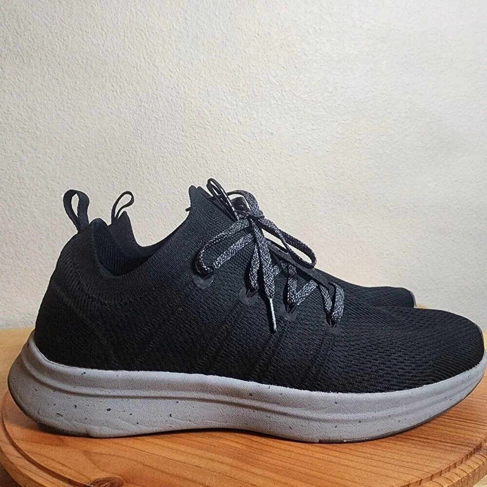 REI Co-op Knit Shoes Mens Size 12 Black TrailBed Walking Sneakers 002849